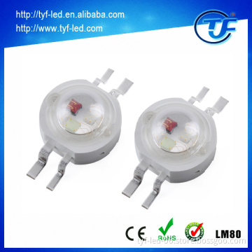 High power LED diode chips cold white 120lm-140lm 1w led chip